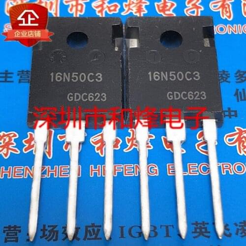 5PCS 16N50C3 SPW16N50C3 TO-247 500V 16A 100% New&original