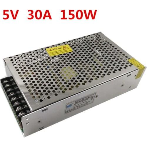 5V 30A 150W Switching Power Supply Driver for LED Strip AC 100-240V Input to DC 5V free shipping