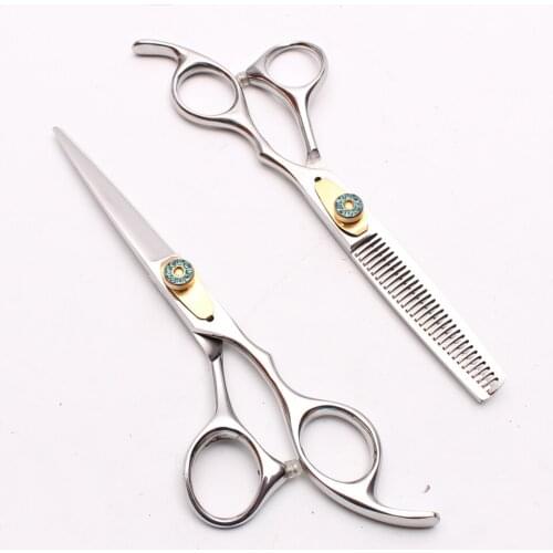 6" 17.5cm Customized Logo Style Tool Thinning Scissors Cutting Shears Hairdressing Scissors Professional Hair Scissors Set C1025