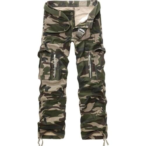 Spring Autumn New Fashion Tactical Cargo Pants Men Cotton Casual Military Trousers Men Pantalon Homme