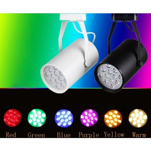 Colorful LED Spotlights Holiday Atmosphere Lighting Portable Wedding Party Supplies Stage Lamp Adjustable Beam light Spin Head