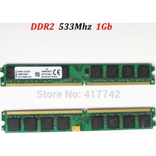 For AMD and for Intel ) desktop PC3-4200 DIMM RAM DDR2 533 2Gb memoria / ddr2 2G 533Mhz -- lifetime warranty -- good quality