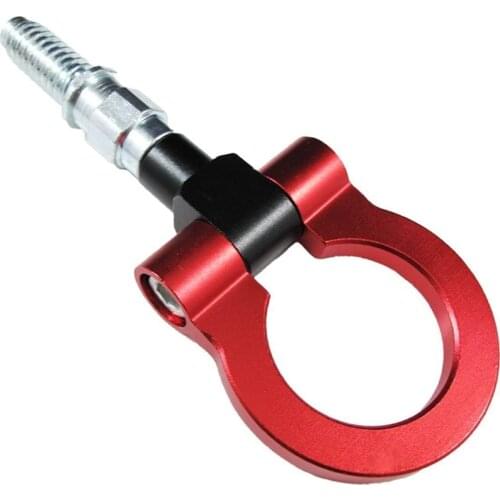 Racing Aluminum Tow Hook Front Track Tow Hook Car Accessories for Subaru Scion FR-S BRZ Impreza WRX Sti Toyota 86 (Red)