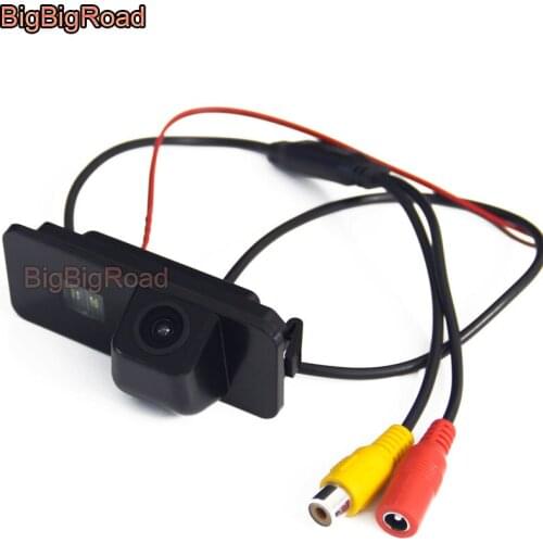 BigBigRoad Car Rear View Parking Backup Camera For Volkswagen Beetle Lupo Leon Altea EOS CC Polo Variant Magotan Night Vision