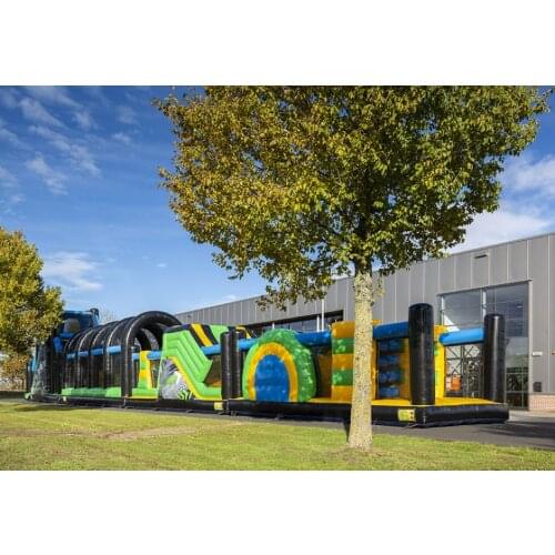 China Guangzhou) Factory direct adult children camouflage military inflatable obstacles, inflatable obstacle course BYSO-356