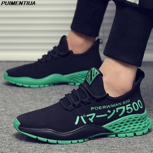 Platform Sneakers For Men Casual Walking Sports Mesh Breathable Running Shoes Soft Outdoor Travel Shoes Male Vulcanized Shoes