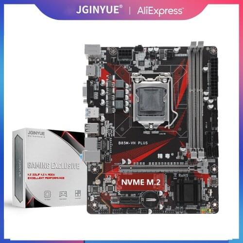 B85 LGA1150 motherboard support NVME M.2 SSD intel i3 i5 i7 processor USB3.0 SATA2.0 Micro-ATX ddr3 ram memory B85M-VH PLUS