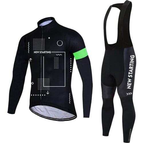 2021 New Summer Pro Cycling Jersey Set Breathable Team Racing Sport Bicycle Jersey Mens Cycling Clothing long Bike Jersey