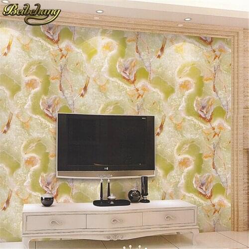 Beibehang Pvc wallpaper marble design wall covering simple modern 3D wall paper papel de parede for living room TV background