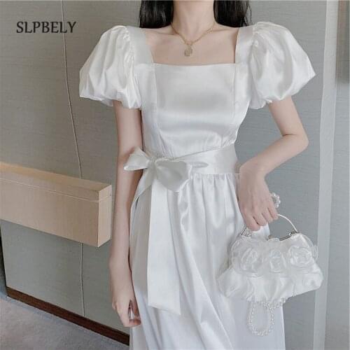 Белые летние платья SLPBELY China At AliExpress