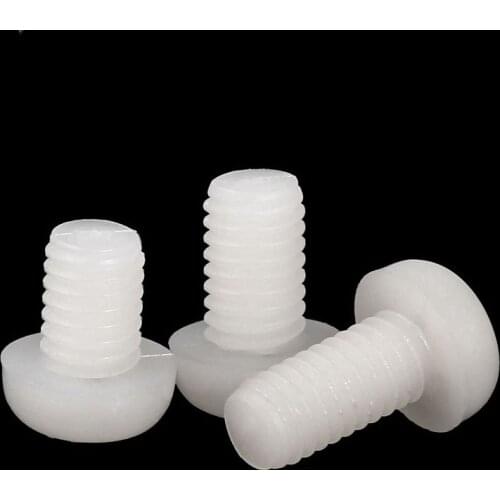 25/50/100Pcs M2 M2.5 M3 M4 M5 M6 Nylon Bolt Phillips Plastic Screw Round Head Cross Recessed Screws 4MM-50MM *BT174-215 650-652