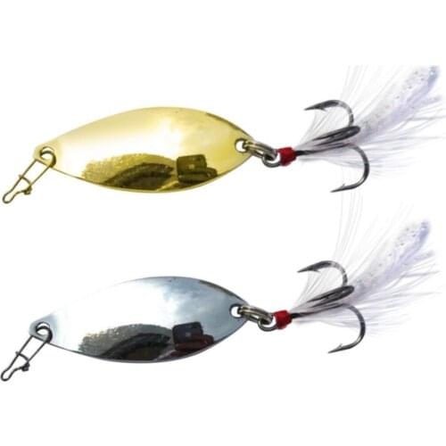 4.5cm Artificial Bait Metal Mini Fishing Artificial Spoon Lure Wobbler Fish Swim Bait Fishing Tackle