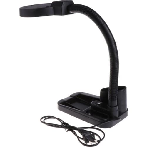 5X 10X Magnifier Magnifying Glass Desk Lamp Repair Tools With 40 LED Lighting 875F