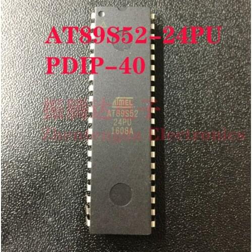 AT89 AT89S AT89S52 AT89S52-24 AT89S52-24PU IC MCU 8BIT 8KB FLASH DIP-40