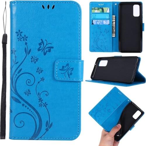 Butterfly wallet case cover For Samsung M10 M20 M30 J3 J6 J7 A6 A8 J330 J530 PU Flip Stand Leather Phone Cover mobile phone bags
