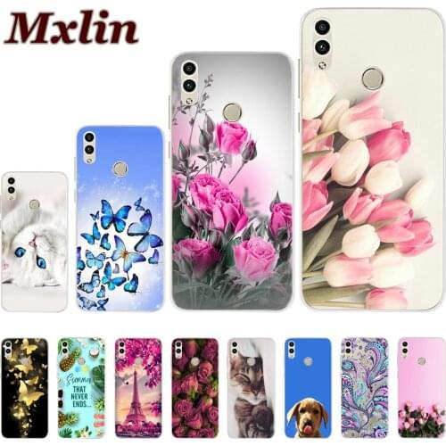 For Huawei Honor 8C Case Honor 8X Back Cover 3D Cute Patterned Silicone Soft TPU Phone Case For Huawei Honor 8A 8C 8X Max Fundas