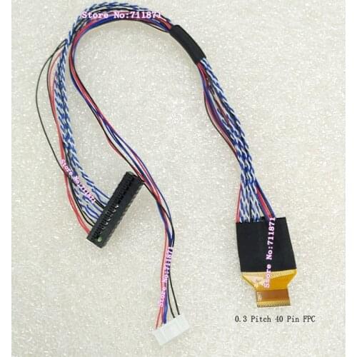 LP101WX2-SLP1 Screen cable Line 0.3 Pitch 40P 40Pin FFC FPC LVDS Screen Line LVDS 1ch 8bit 40 Pin 40P Lcd screen cable wire cord
