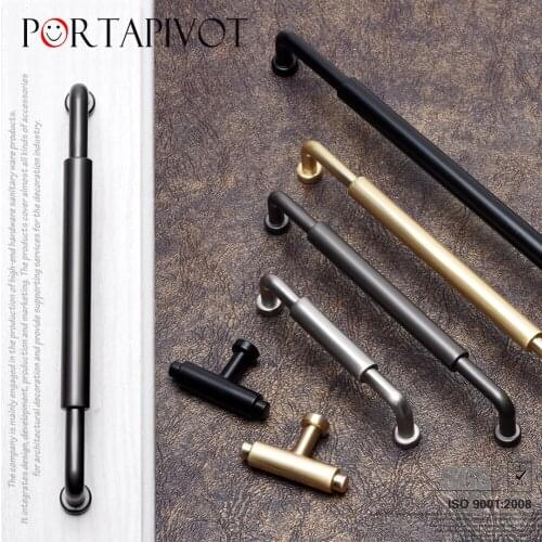 Zinc Alloy Handles Chains Kitchen Door cabinet handle Straight Handle Pull Knobs Furniture Hardware