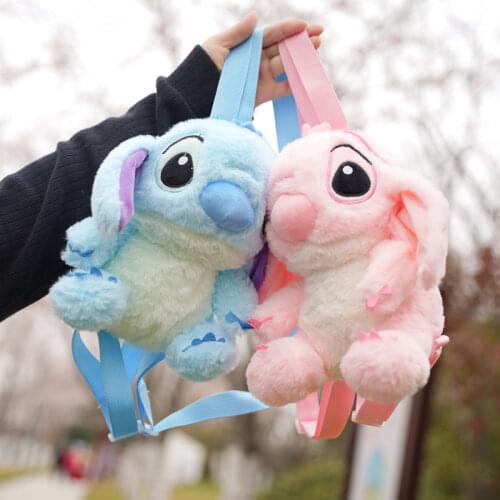 Kawaii Cute Pink Unicorn Shoulder Backpack Crossbody Bag Messenger Bags Plush Toy Girls Girlfriend Kids Children Gift