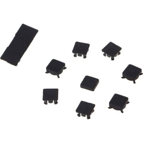 Plastic Feet Plastic Button Screw Cap Cover Set Replacement for Sony Playstation PS3 Slim 2000 3000 Controller