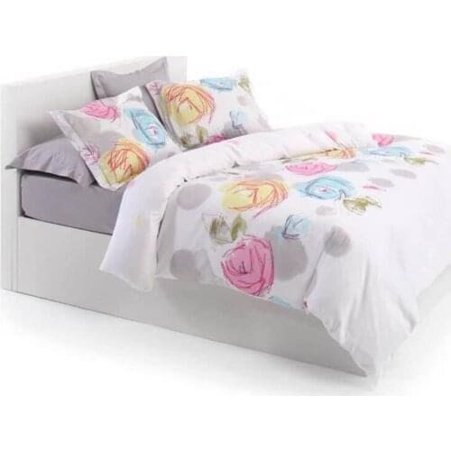 SAREV TEXTILE LUXURY DUVET COVER SET DOUBLE SIZE %100 SATIN COTTON MADE IN TURKEY TEXTILE