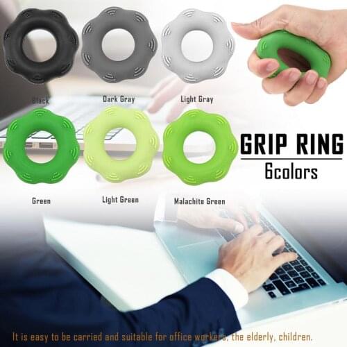 Silicone Hand Grip Gripper Strength Hand Exerciser Trainer Resistance Bands Wrist Yoga Stretcher Hand Gripper