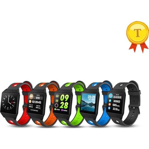 IP68 Waterproof Big size Colorful Smart wristband Heart rate wristWatch Smart bracelet Fitness tracker Smart band PK mi band 3