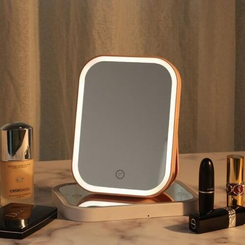 Dressing Mirror Portable Folding Refreshing Makeup Desktop