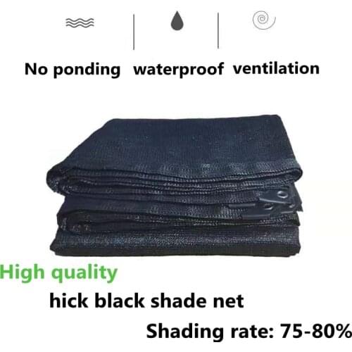 High Quality Black Anti-UV HDPE Sun Shading Net Garden Greenhouse Succulent Plant Outdoor Swimming Pool Sun Shade Net