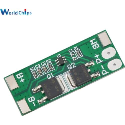 BMS 2S 6.4V 10A Lifepo4 Battery Protection Board Charging PCB PCM Short Circuit Delay Self Recovery For LED Light/Power Bank