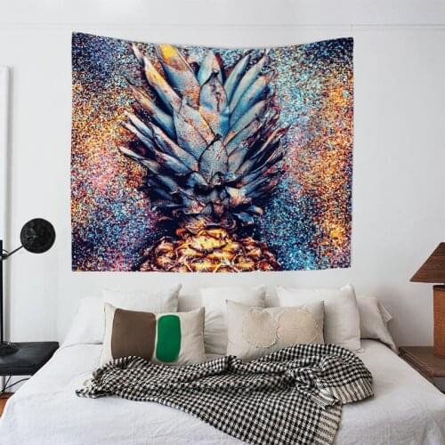 Zeegle Creative Pineapple Pattern Wall Decor Hanging Tapestry Sofa Chair Cover Beach Throw Towel Pinic Blanket Hippie Tapestry