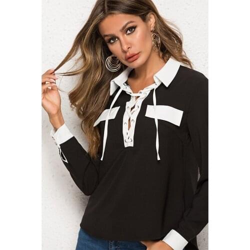 2020 Women Shirt Blusas Femininas Tops Long Sleeve Elegant Ladies Formal Office Blouse Big Size Shirt Clothing Hot