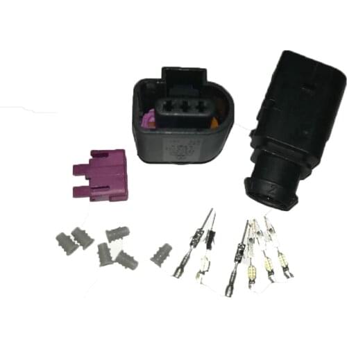 5 sets 3 Pin 1.5mm Auto Temp sensor plug,deflation valve plug waterproof Electrical Wire connector for car truck