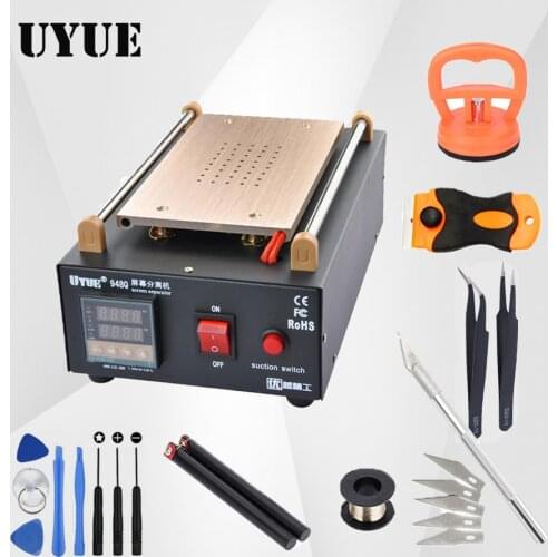 UYUE 948Q Built-in Pump Vacuum Glass LCD Screen Touch Screen Separator Machine Max 7 inches Mobile Phone Disassemble Repair Tool