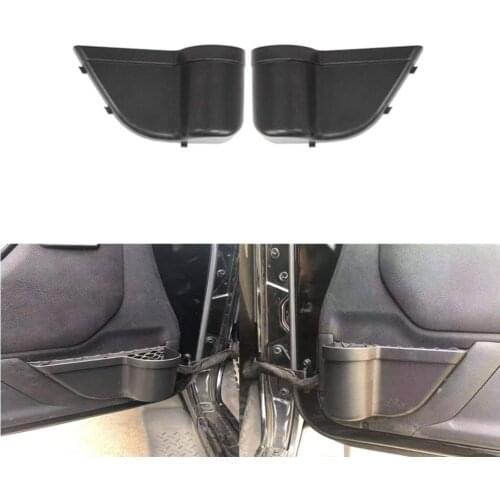 Front Door Side Insert Storage Box Pocket Passenger Storage Tray Organizer Mesh for 2011-2018 Jeep Wrangler JK JKU Accessories