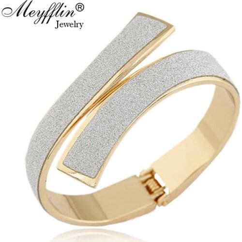 Pulseras Fashion Gold/Silver Cuff Bracelets & Bangles for Women Men Jewelry Female Charm Bracelet Pulseiras Bijoux Accessories