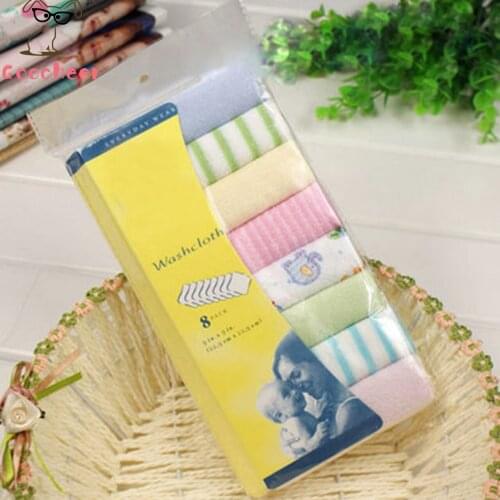 Baby Towel Pure Cotton Infant Towels Toddler Bath Washcloth Soft Bathing Feeding Wipe Cloth Soft Baby Care Comfortable Wipes