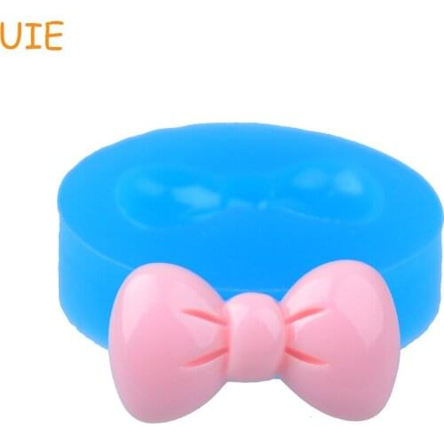 FYL399U 28.1mm Ribbon Silicone Mold - Bow Mold Fondant, Sugarcraft, Handmade Cookie, DIY Biscuit Baking, Resin Clay, Candy