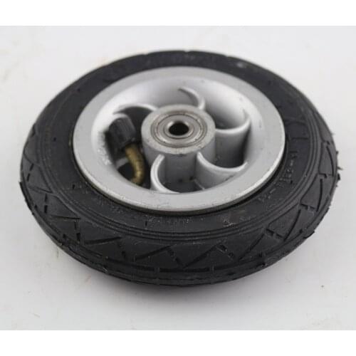 Good quality 5 inch 5x1 Inner Tube Wheel and Metal Hub fit Electric Pneumatic Wheel Gocart CasterVehicle