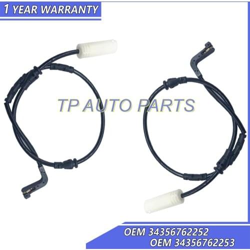 Set Of Real & Left Brake Pad Sensor OEM 34356762252 34356762253 Compatible With BMW