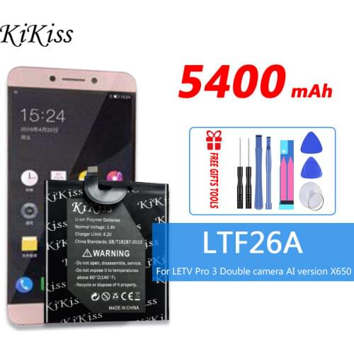 LTF26A For LETV Pro 3 Double camera AI version X650 Smart Phone 5400mAh High Capacity Battery