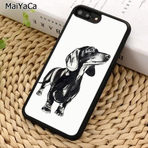 MaiYaCa Dachshund Teckel Dackel Dog Phone Case For iPhone 5 6S 7 8 plus 11 12 Pro X XR XS Max Samsung Galaxy S7 S8 S9 S10 plus