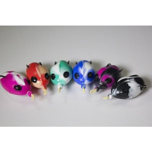 RUKE New Fishing Lure Baits Soft Plastic Lure Killer Frog Fishing Lure Egg Shape with Weed Protection Hook 55mm, 11g