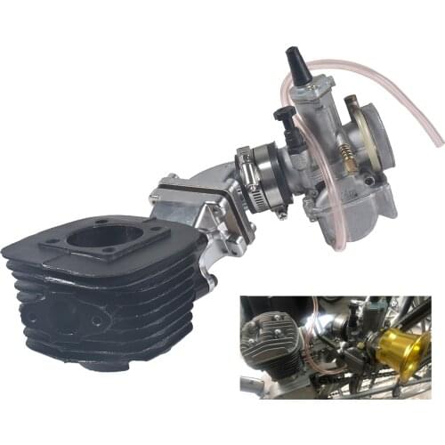 Dio Reed Valve Kit &Carburetor&Cylinder For 66cc 80cc 2 Stroke Motorized Bike