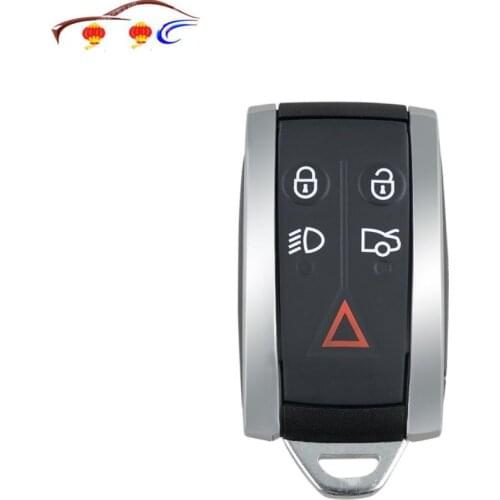 2019 NEW car key shell case Jaguar X TYPE S XKR XF XK Land Rover 5 buttons remote smart key fob case shell blade
