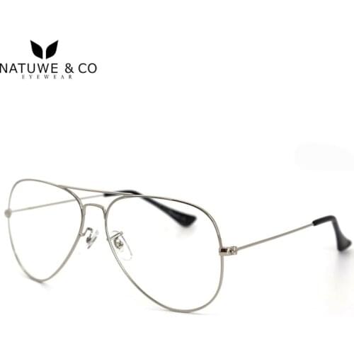 Natuwe&Co Men Women Glasses Frame Retro Fashion Clear Lens Eyeglasses
