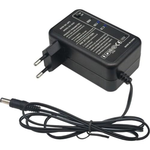 Rechargeable 5000mAh 5V 9V 12V DC Output UPS Battery Pack for WiFi Router LED