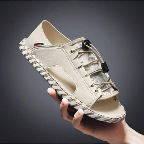 Sandals, mens shoes, beach shoes, outdoor leisure sandals, new summer Korean trend, all-match mens trendy shoes