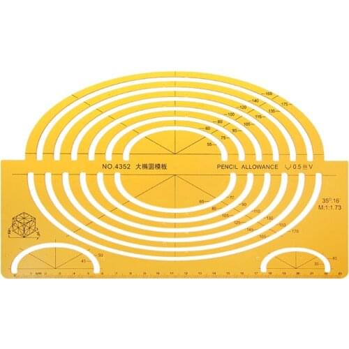 K Resin Flow Chart Symbol Drafting Template Ruler Stencil Measuring Tool Student