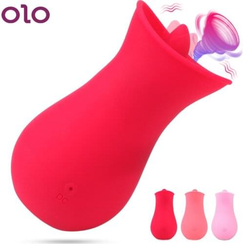 Tongue Licking Vibrator 10 Speeds G Spot Clitoral Stimulator Sucking Vibrator Nipple Female Masturbator Adult Orgasm Product